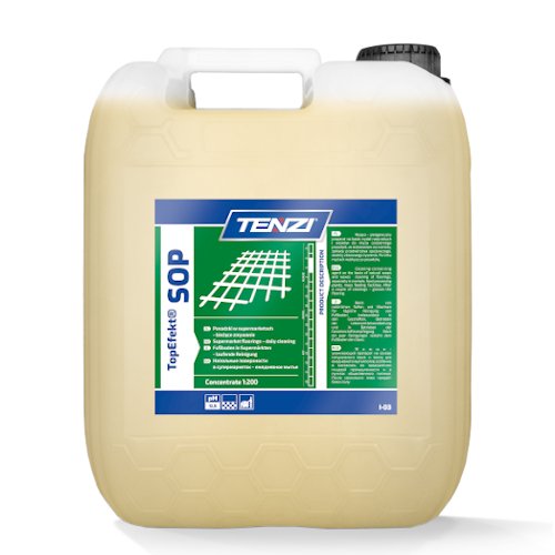 Tenzi TopEfekt Sop 10L środek do maszynowego mycia posadzek w hipermarketach