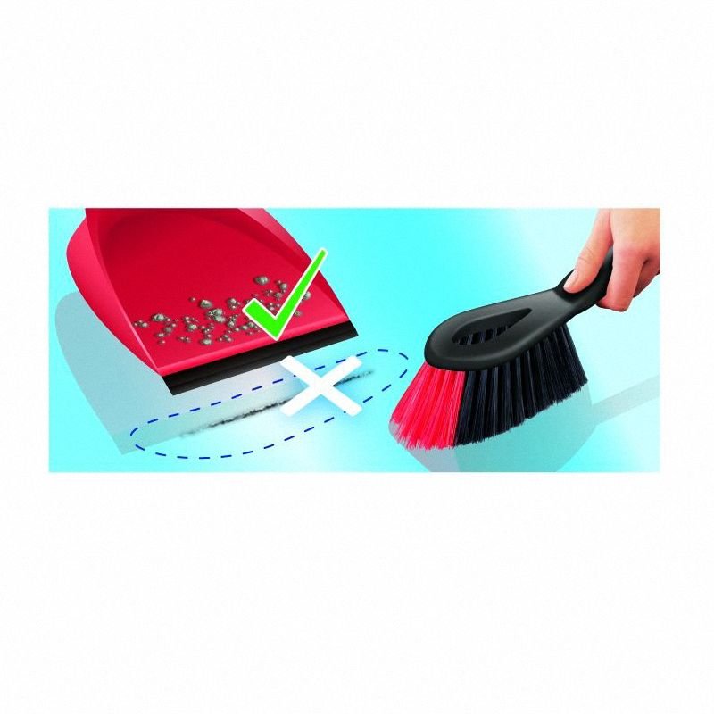 Łatwe czyszczenie i higiena zestawu Zmiotka Vileda – sprężyste włosie do pyłu i okruchów