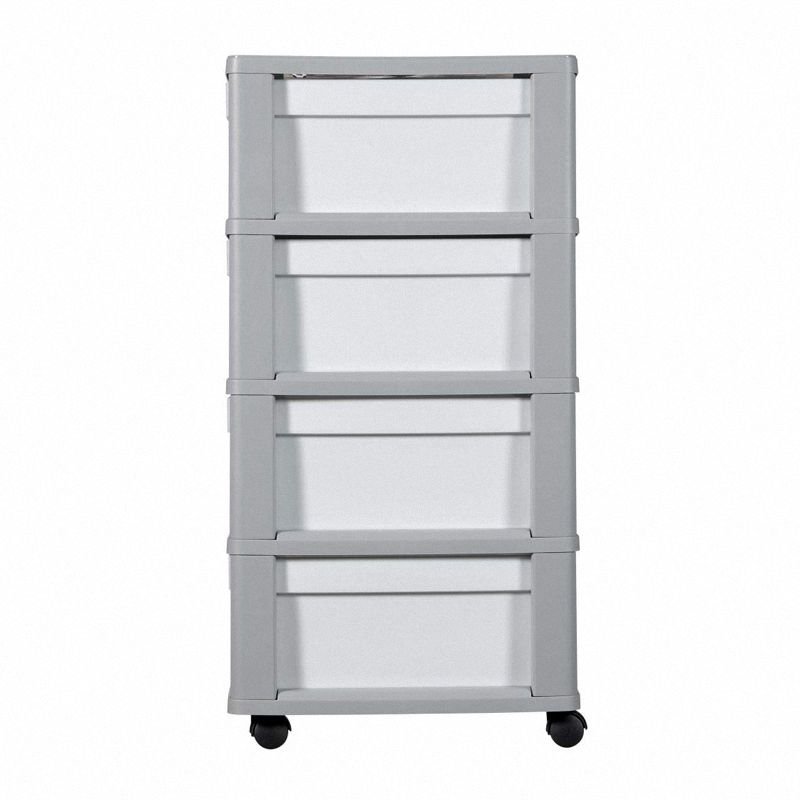  Regał 4x10L Infinity Szaro-Biały / Curver 231559