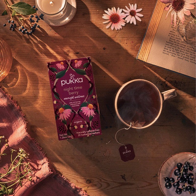 Herbata Pukka Night Time Berry 20 Kopert