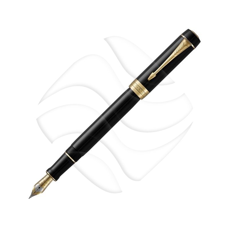Parker Pióro Wieczne International Duofold Black GT FP (M) [1931384]