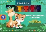 KREDKI WOSK 6KOL KSZTALT ZWIERZ STK WB 24/48