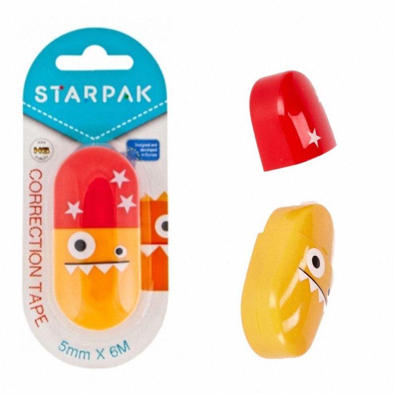 Korektor w Taśmie 5mm x 6m Robbi Pomarańczowy /Starpak