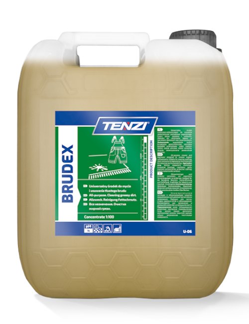 Tenzi Brudex 10L – uniwersalny środek do mycia i usuwania tłustego brudu