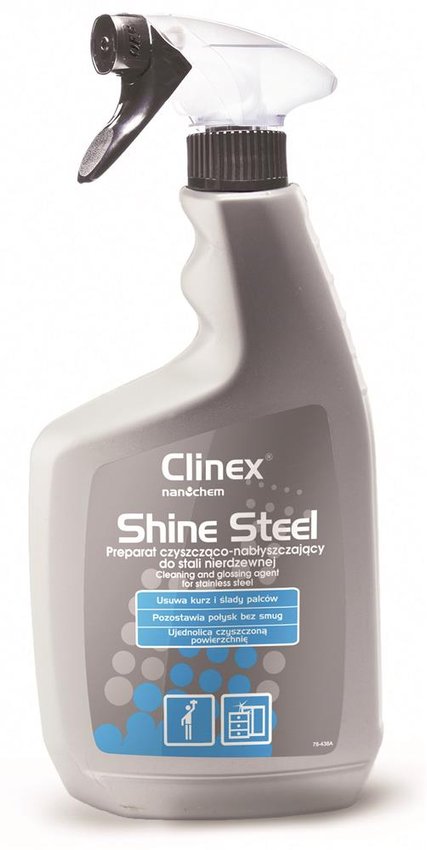 Środek do czyszczenia i połysku Clinex Shine Steel 650ml