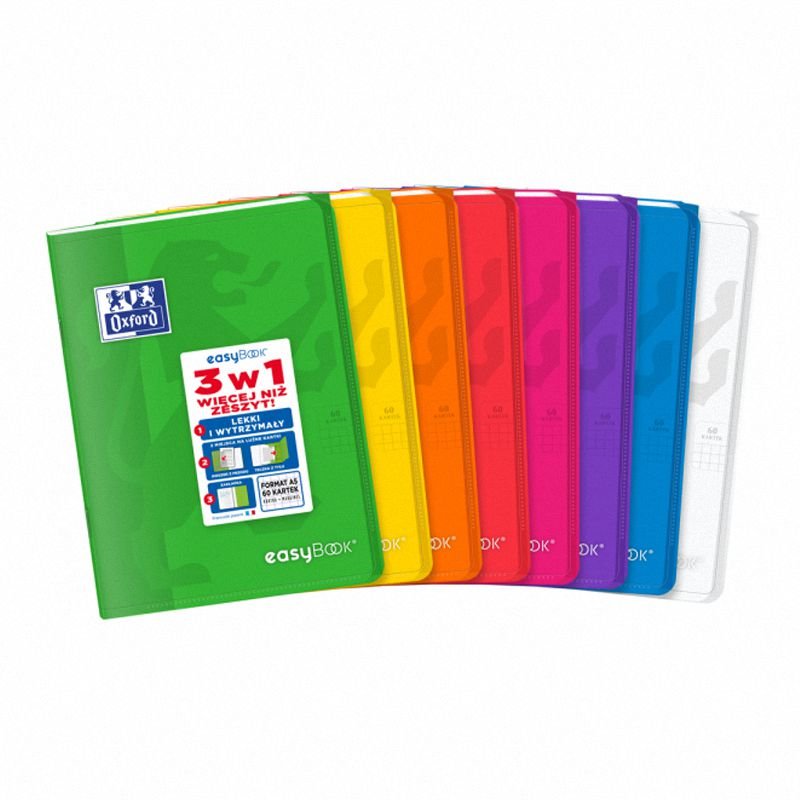 Zeszyt PP A4 60k Kratka 90g EasyBook / Oxford