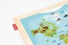 Tablica Edukacyjna Memobe, Whiteboardgame: Animal Adventure!, Nadruk Mapa Świata Ze Zwierzętami, Wersja Pl, Rama Drewniana, 60X40 Cm