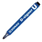 Marker Permanentny Donau D-Signer U Okrągły Czarny