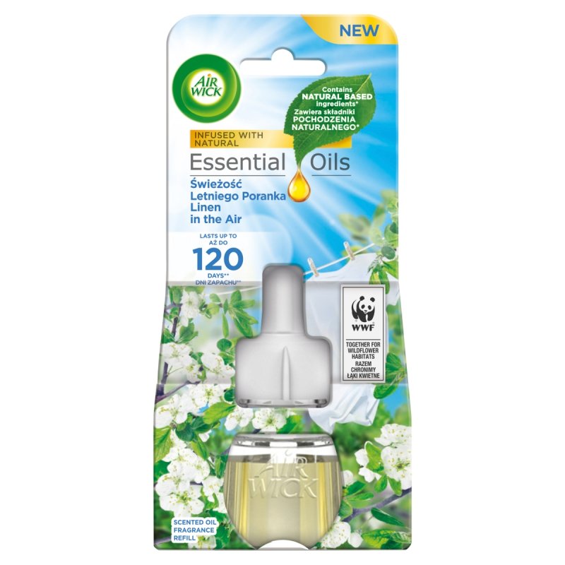 Air Wick Elektryczny Odśw.Pow. 19ml Zapas Świerzość Letniego Poranka