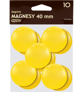 Magnes 40mm GRAND żółty