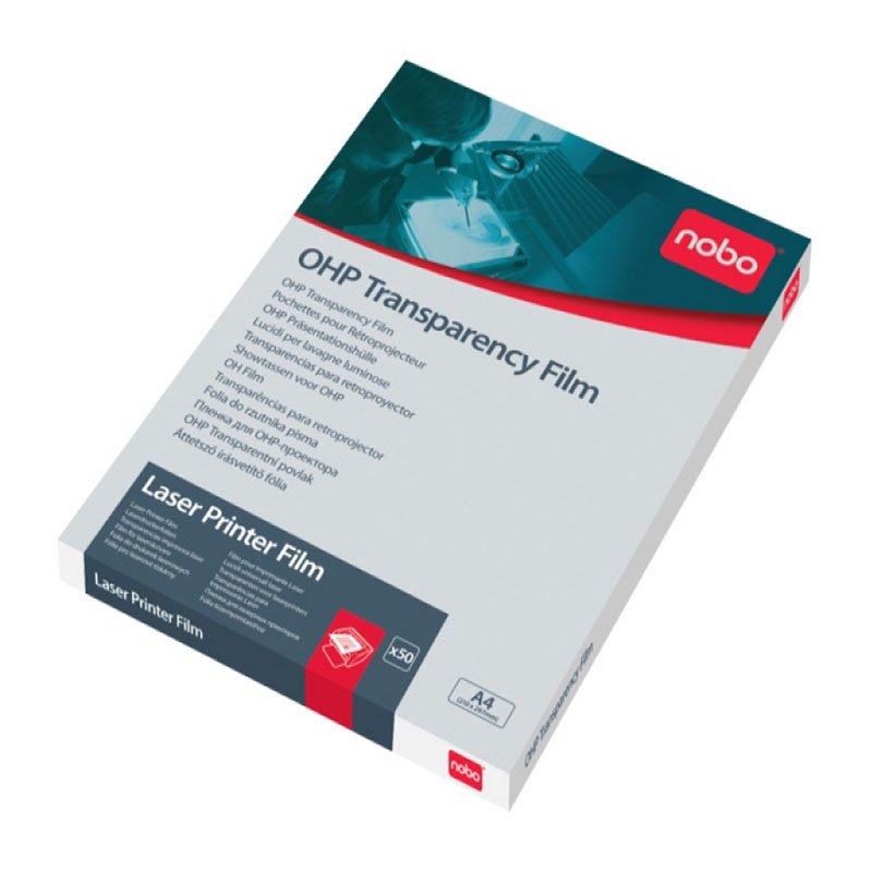 Folia Do Rzutników Nobo A4 Do Drukarki Laserowej 50Ark.