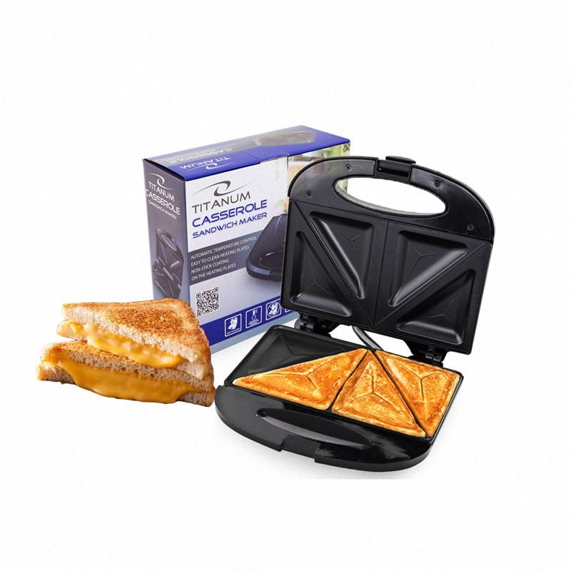 Opiekacz Do Kanapek 700W Casserole Czarny /Esperanza