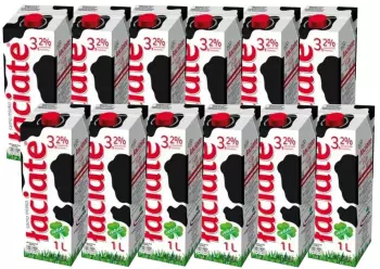 Mleko Łaciate 3.2% 1L Karton 12sztuk