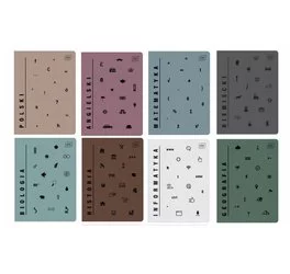 Zestaw 8 Zeszytów Tematycznych A5 60k 70g UV kl 5-6