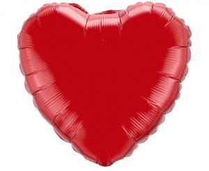 Balon foliowy Serce, czerwone JUMBO FX (luzem) /GoDan