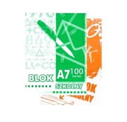 Blok Biurowy-Szkolny A7/100 Kreska