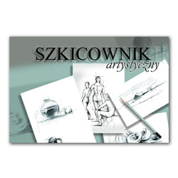 Blok Szkicownik Artystyczny A5 120g 100k /Kreska