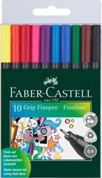 Cienkopisy Grip 10 Kol. w Etui Faber-Castell