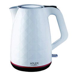 Czajnik plastikowy 1,7 L Adler AD 1277 white