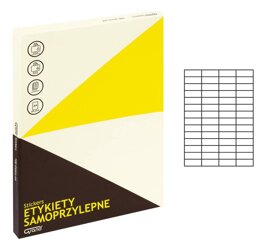 Etykiety Samoprzylepne 52,5x21,2 56/A4  A'100 /Grand