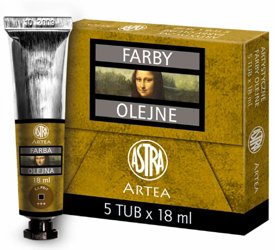 Farba Olejna 18ml Tubka Siena Palona /Astra