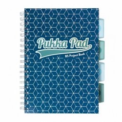 Kołozeszyt B5 200K Kr Project Book Niebieski  /Pukka Pad PI3021