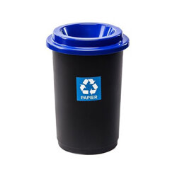 Kosz Do Segregacji Śmieci Eco Bin 50L Niebieski Papier / Plafor