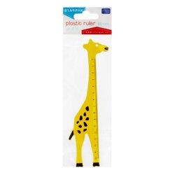 Linijka 15cm Żyrafa /Starpak