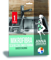 Mikrofibra Ściereczka Dwustronna /Anna Zaradna