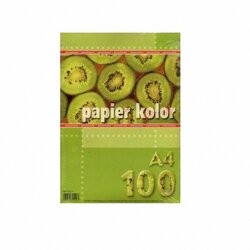 Papier Xero A4 A'100 80g Pomarańczowy /Kreska