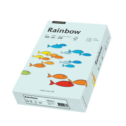 Papier Xero Rainbow A4 160G Niebieski Jasny R 82