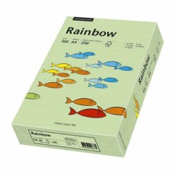 Papier Xero Rainbow A4 160G Przyg. Zieleń R 75