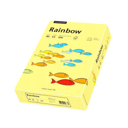 Papier Xero Rainbow A4 80G Jasny Żółty R12