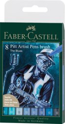 Pitt Artist Pen B The Blues Etui 8 Szt. Faber-Castell