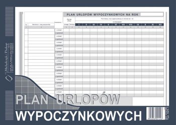 Plan Urlopów Wypoczynkowych A4 Offset 525-1 /MiP