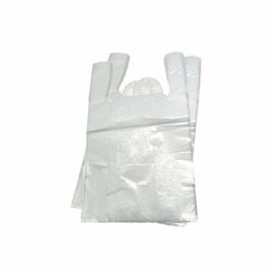 Reklamówka HDPE 1kg (18x30) Biała (Poniżej 15mic) /B