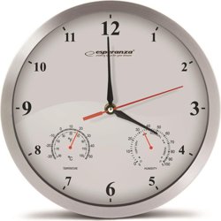 Zegar Ścienny Washington Biały /Esperanza
