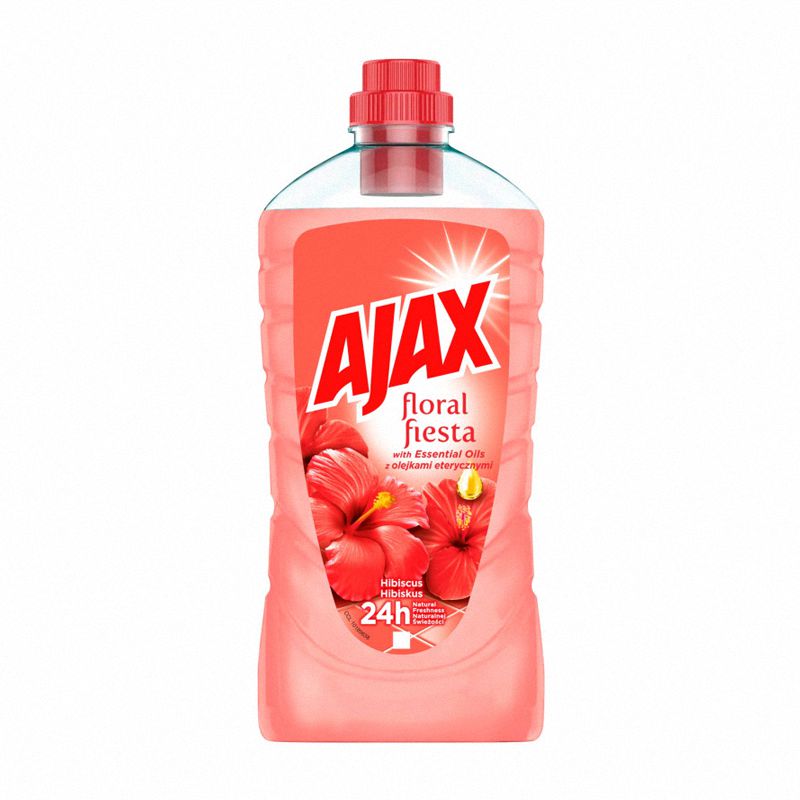 Ajax Płyn Uniwersalny 1L Flora Fiesta Hibiskus