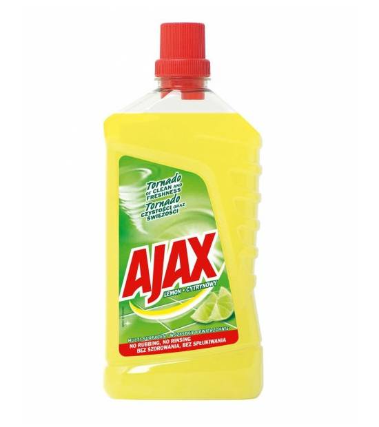 Ajax Płyn Uniwersalny 1L Tornado Lemon/Cytryna