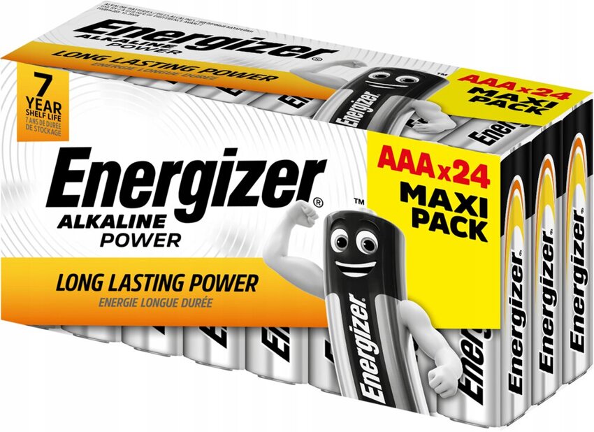 Bateria ENERGIZER Alkaline Power, AAA, LR3, 1,5V, 24szt.