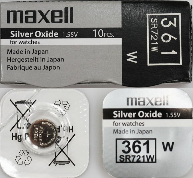 Bateria Maxell Sr721W