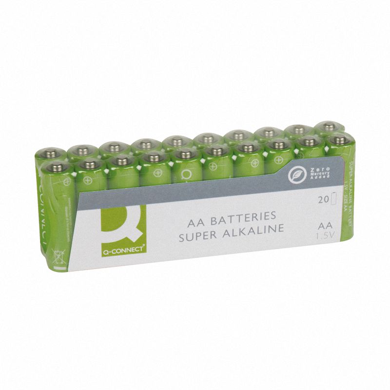 Baterie Super-Alkaliczne Q-Connect Aa Lr06 15V 20Szt.