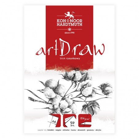 Blok Rysunkowy A4 artDraw 150g 50k /Koh-I-Noor