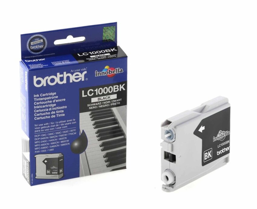 Brother LC1000BK DCP-330/540/750/MFC-465/5860 Czarny (Oryg.)