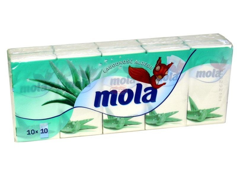 Chusteczki Higieniczne Mola A'10 Aloes