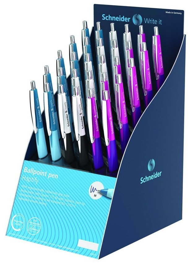 Display Długopisów Automatyczny Schneider Haptify M 30 Szt. Miks Kolorów