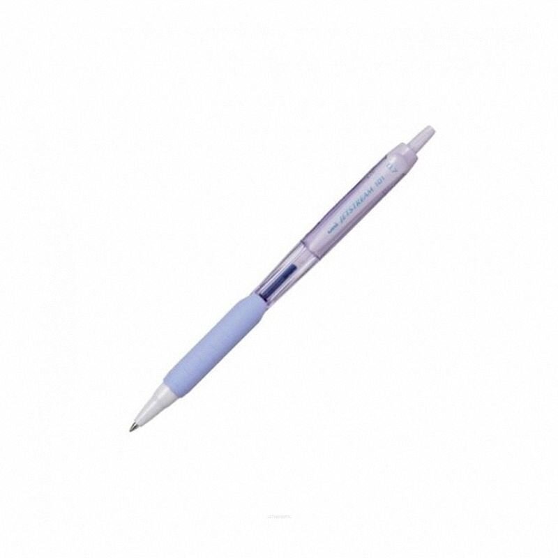 Długopis Aut. Uni SXN-101 Jetsteream 0.7 Niebieski obud. Jasno Fioletowa