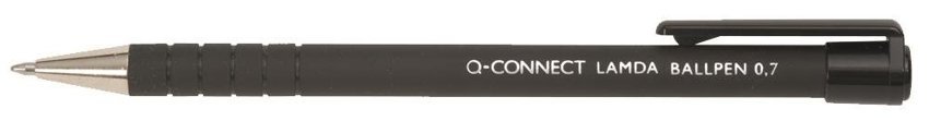 Długopis Automatyczny Q-Connect Lamda 07mm Czarny