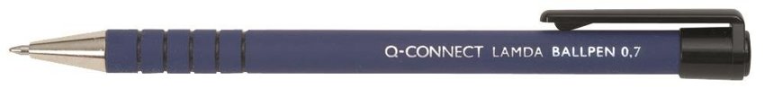 Długopis Automatyczny Q-Connect Lamda 07mm Niebieski