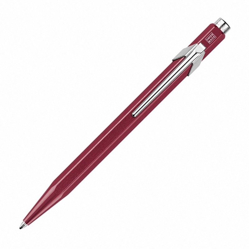 Długopis Caran D'Ache 849 Pop Line Metal-X M W Pudełku Czerwony
